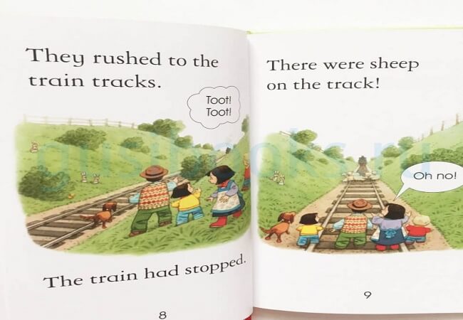 Những trang sách của Woolly Stops the Train