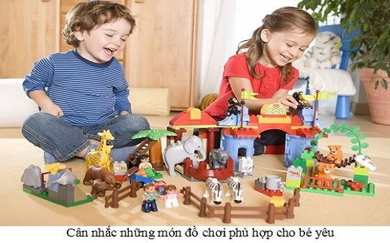 Các món đồ chơi có thể giúp bé hoàn thiện tốt bản thân