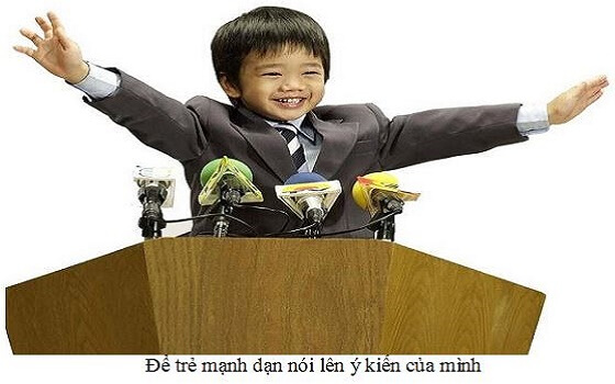 để trẻ tự tin là chính mình