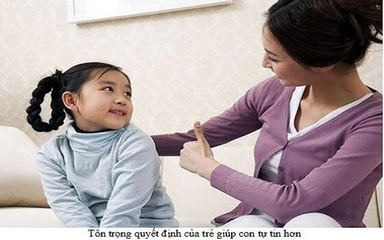 tôn trọng quyết đinh của con