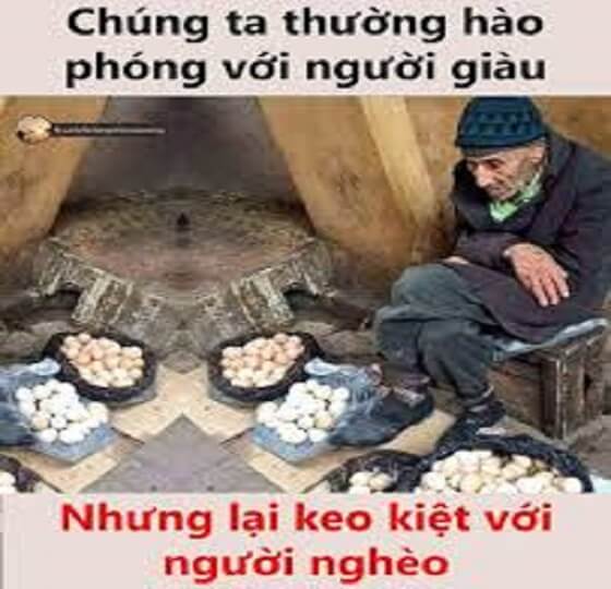 bài học sâu sắc từ ông lão bán trứng