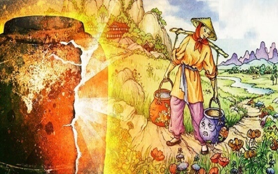 Bài học ý nghĩa từ người gánh nước và cái bình nứt