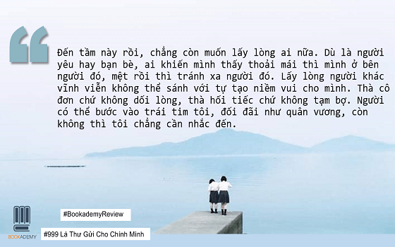 999 bức thư gửi chính bạn- Không cần phải cố lấy lòng tất cả mọi người