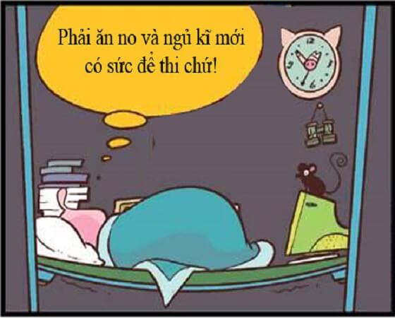 ảnh chế hài trong thi