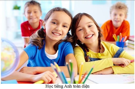 cho bé học tiếng anh toàn diện