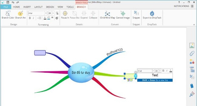 sơ đồ tư duy imindmap
