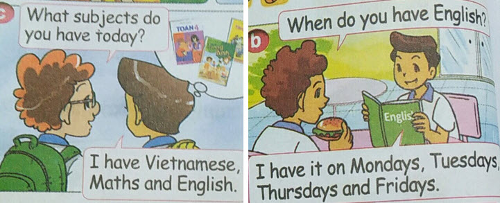 tiếng anh lớp 4 tập 1 unit 8