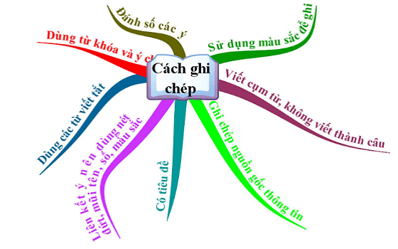Các quy tắc sử dụng sơ đồ tư duy